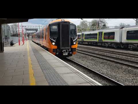Class 730 arrives at Stafford