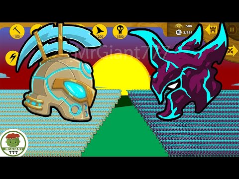 STICKMAN VOLTAIC PALADIN UNIT VS VAMPIRE PALADIN, ALL BOSSES | Stick War Legacy Mod | MrGiant777