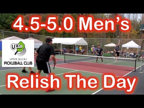 4.5-5.0 Men's Doubles Matches - Relish The Day Pickleball Tournament