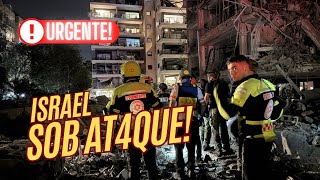 CENTENAS DE MÍSSEIS CONTRA ISRAEL | FERIDOS EM TEL AVIV!