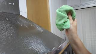 Como limpiar la campana de acero inoxidable para que quede brillante y sin manchas.