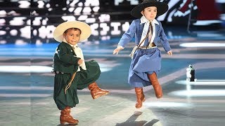 Bastián y Máximo de Tucumán dieron una hermosa demostración de zapateo con dificultad
