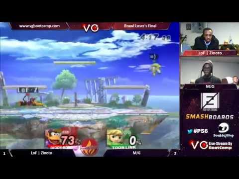 Phoenix Saga 6 - Zinoto (Diddy Kong) Vs. MJG (Toon Link) - Losers Finals - SSBB