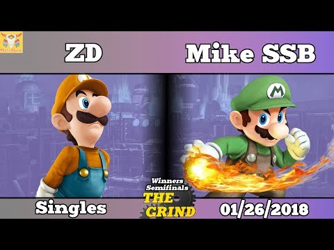 The Grind 12 MM|ZD (Luigi) vs Mike SSB (Mario) Winners Semifinals