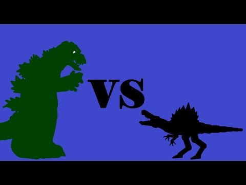 Godzilla vs Spinosaurus