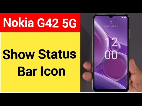 How to show status bar icon, Nokia G42 5G status bar icon Kaise lagaen