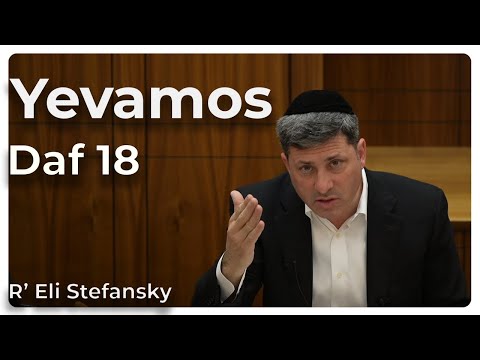 Daf Yomi Yevamos Daf 18 by R’ Eli Stefansky
