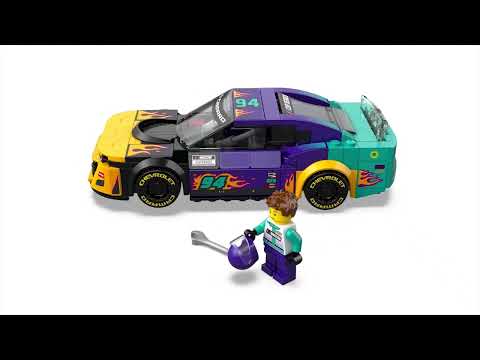 thumbnail video image 2 of Set LEGO Speed Champions NASCAR Next Gen Chevrolet Camaro ZL1 76935, 2 of 5