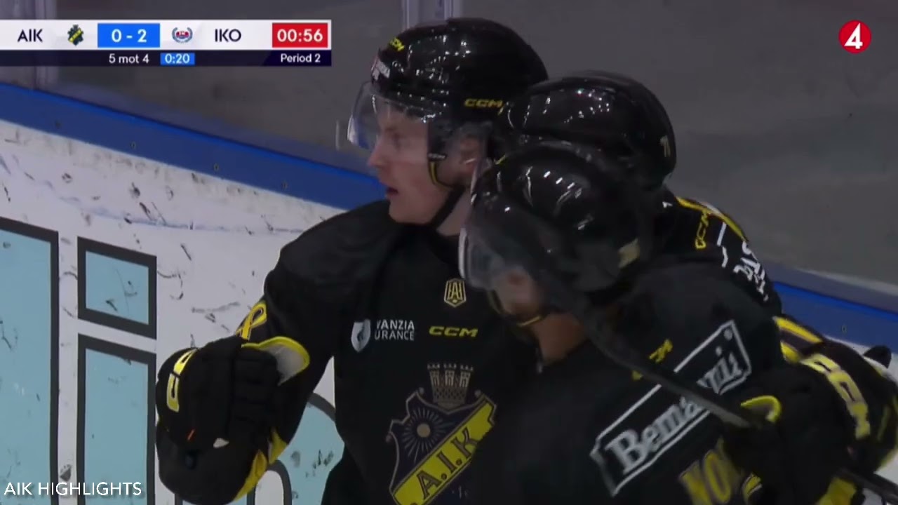 AIK - IK Oskarshamn | Hockeyallsvenskan 2025/26 Omgång 5