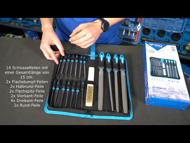 Video teaser per BRLLIANT TOOLS BT103030 Feilen-Satz mit Feilenbürste, 19-tlg [Powered by KS Tools]