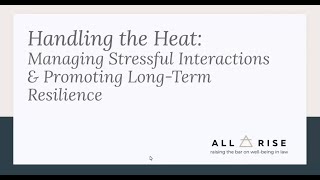Wellness Wednesdays- Part 2 - Handling the Heat: Techniques for Managing Stressful Interactions