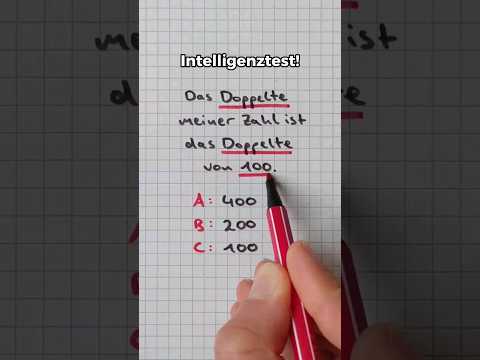 Denk lieber zweimal nach! 😬😏 #matherätsel #riddle #gehirnjogging #logik #knobelaufgabe #iqtest #quiz