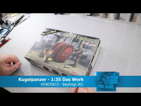 Deutscher Kugelpanzer von DasWerk in 1/35 2Stück im Kasten