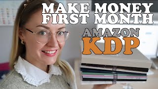 First month of Amazon KDP for low-content books - sales, earning, tips and next steps!