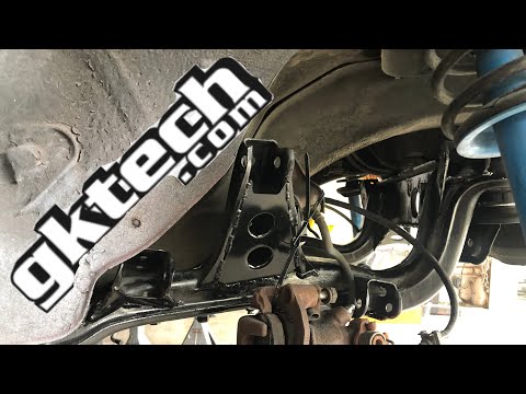 GKTech Subframe Reinforcements & Solid Subframe Bushings