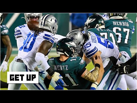 對第八週牛仔隊對老鷹隊的比賽的反應 - 起來吧 (Reacting to the turnover-filled Cowboys vs. Eagles matchup in Week 8 | Get Up)