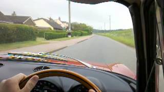 preview picture of video 'Alfa Romeo Giulia GT 1300 Junior 1971 - Newmarket Moulton Kentford Loop'