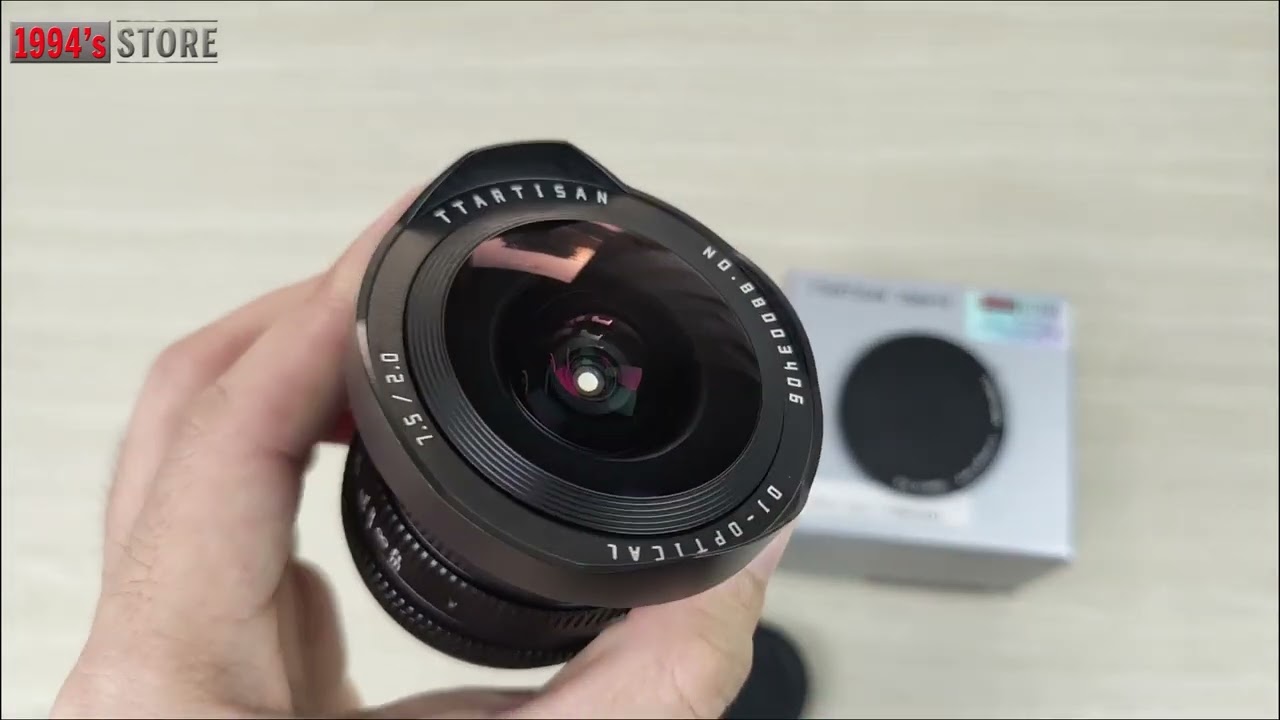 Video TTArtisan 7.5mm F2 Fisheye kèm nắp tạo hiệu ứng tròn