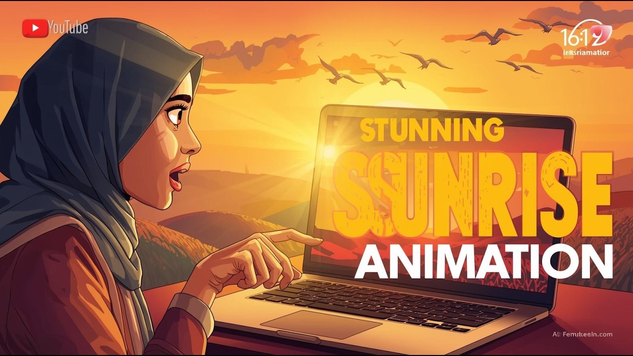 AI Cartoon Magic - How to Create Stunning Sunrise Animation with Veo 3 & ChatGPT Tutorial