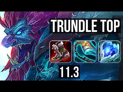 TRUNDLE vs KAYLE (TOP) (DEFEAT) | 3.1M mastery, 1400+ games | KR Diamond | v11.3