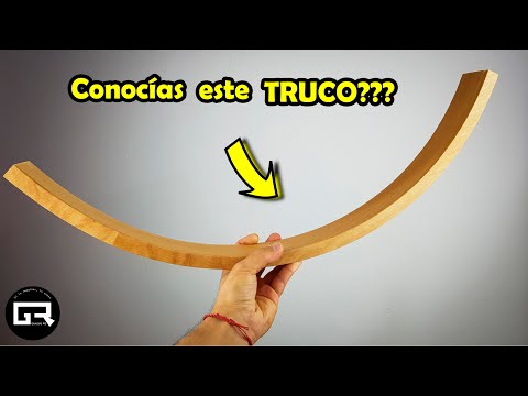 COMO DOBLAR MADERA de forma CASERA [Método FÁCIL con Resultados EXTRAORDINARIOS] CARPINTERíA
