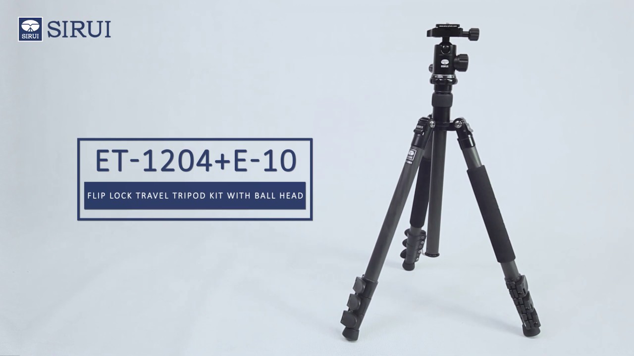 Штатив Sirui ET-1004 алюминиевый с видеоголовой VA-5X