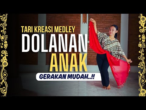 Tari DOLANAN ANAK Permainan Tradisional - Tari Kreasi Medley Jawa Tengah Mudah untuk Paud TK SD