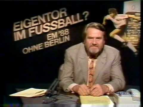ARD Brennpunkt von 1985 zur Fußball EM 1988