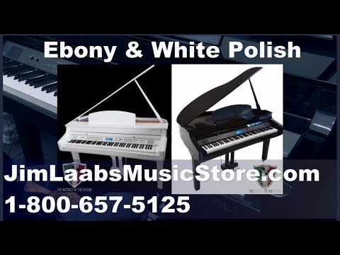 Medeli Digital Baby Grand White Polish image 5