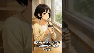 カフェ代がきつい人へ。広いイートインスペースという節約術