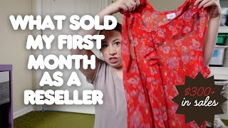 What Sold My First Month As A Reseller | Postmark eBay Depop Mercari Curtsy