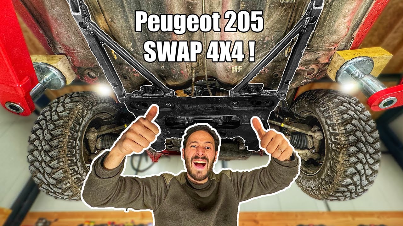 Un faux CHÂSSIS MÉTAL pour la 205 4X4 !