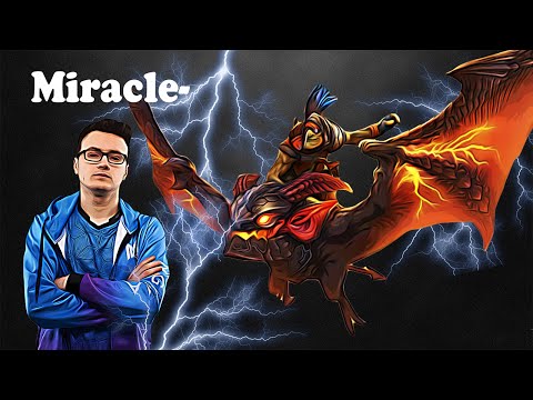 Miracle - Batrider Midlane | Dota 2 7.27d Gameplay