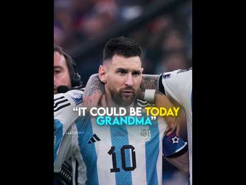 Lionel Messi never forgot his grandma 🇦🇷🐐