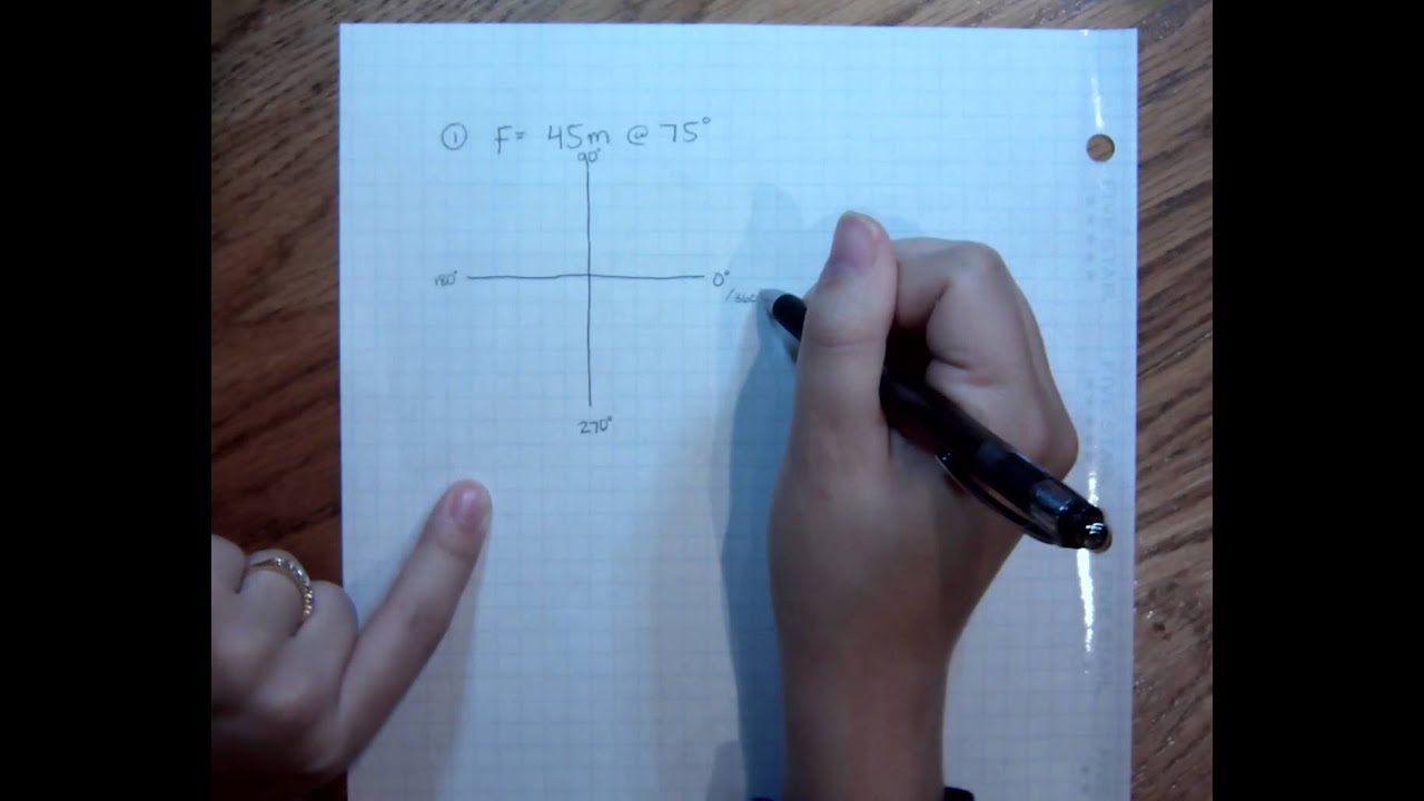 Adding Vectors Worksheet (Quiz Prep)