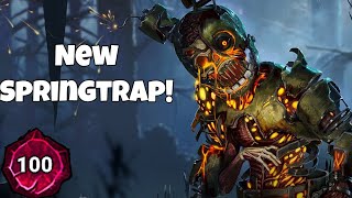 P100 Springtrap Tries NEW BLIGHTED SKIN! (Crazy Orbitals)