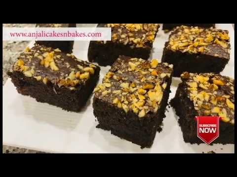 Chocolate Walnut Brownie (Egg-less) Recipe | How to make Brownie | By Anjali Cakes and Bakes
