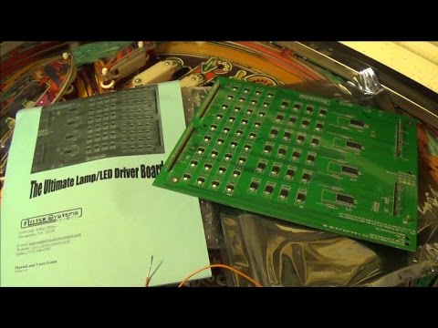 Installing "The Ultimate Lamp/LED Driver Board" Into my Bally Future Spa Pinball Game