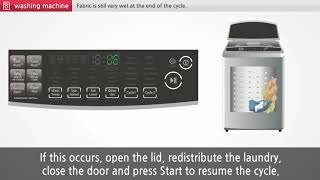 LG Top Load Washer - Clothes Not Drying