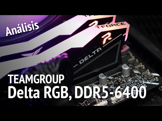Vídeo relacionado con TeamGroup T-Force Delta RGB 16GB 5200MHz CL40 - Memoria RAM DDR5 para juegos de escritorio con Intel XMP 3.0 y AMD Expo, compatible con placa base ARGB Sync (blanco) - FF4D516G5200HC40C01
