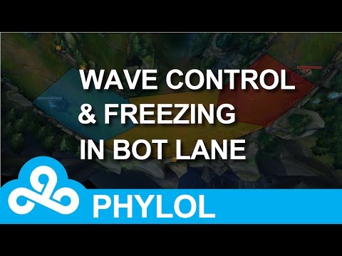 Wave control and freezing in bot lane - How and Why