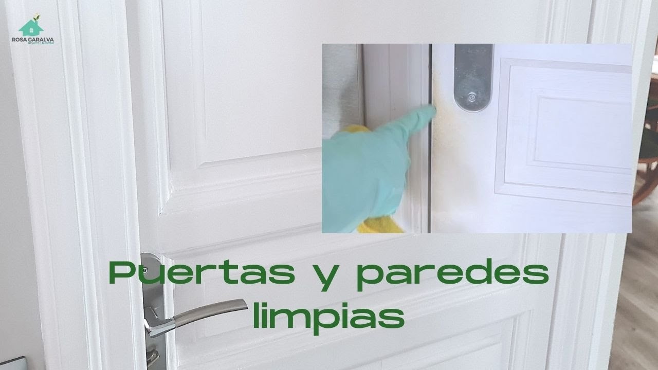 Cómo hacer un limpiador (SUPER EFECTIVO) para puertas y paredes