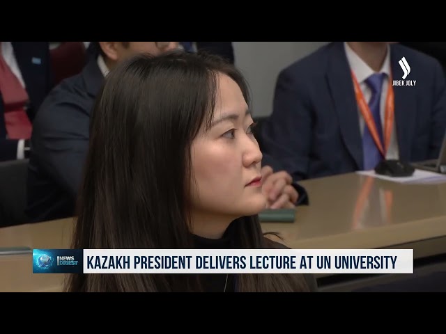 Devlet Başkanı, Birleşmiş Milletler Üniversitesi’nde ders verdi