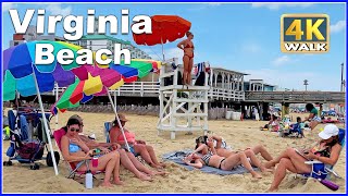 【4K】WALK Virginia Beach VA USA Travel vlog US 4k video