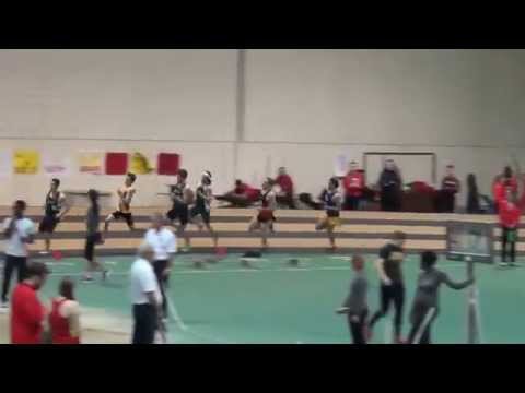Olivier Lavoie runs the 600m in Manitoba