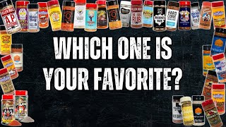 34 Different Popular Commercial BBQ Rubs...See Them and How They Scored!