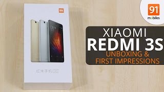 Xiaomi Redmi 3s: Unboxing & First Look | Hands on | Price