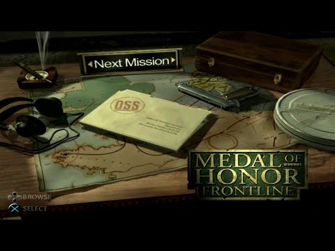 Medal of Honor Frontline | Intro & Main Menu + Theme Song! (PS3 1080p)