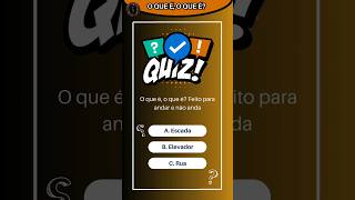 O que é, o que é? #quiz #oqueéoqueé  #charadas #adivinha  #monkeysspinningmonkeys