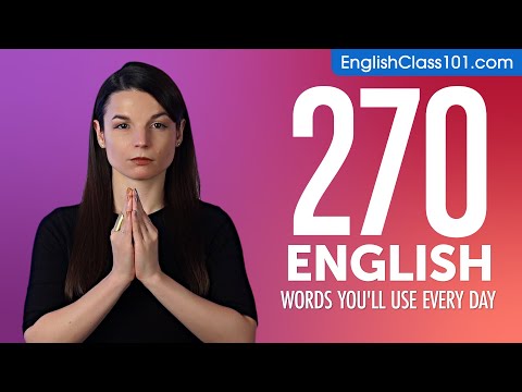 10 English Words You ll Use Every Day Basic Vocabulary 41